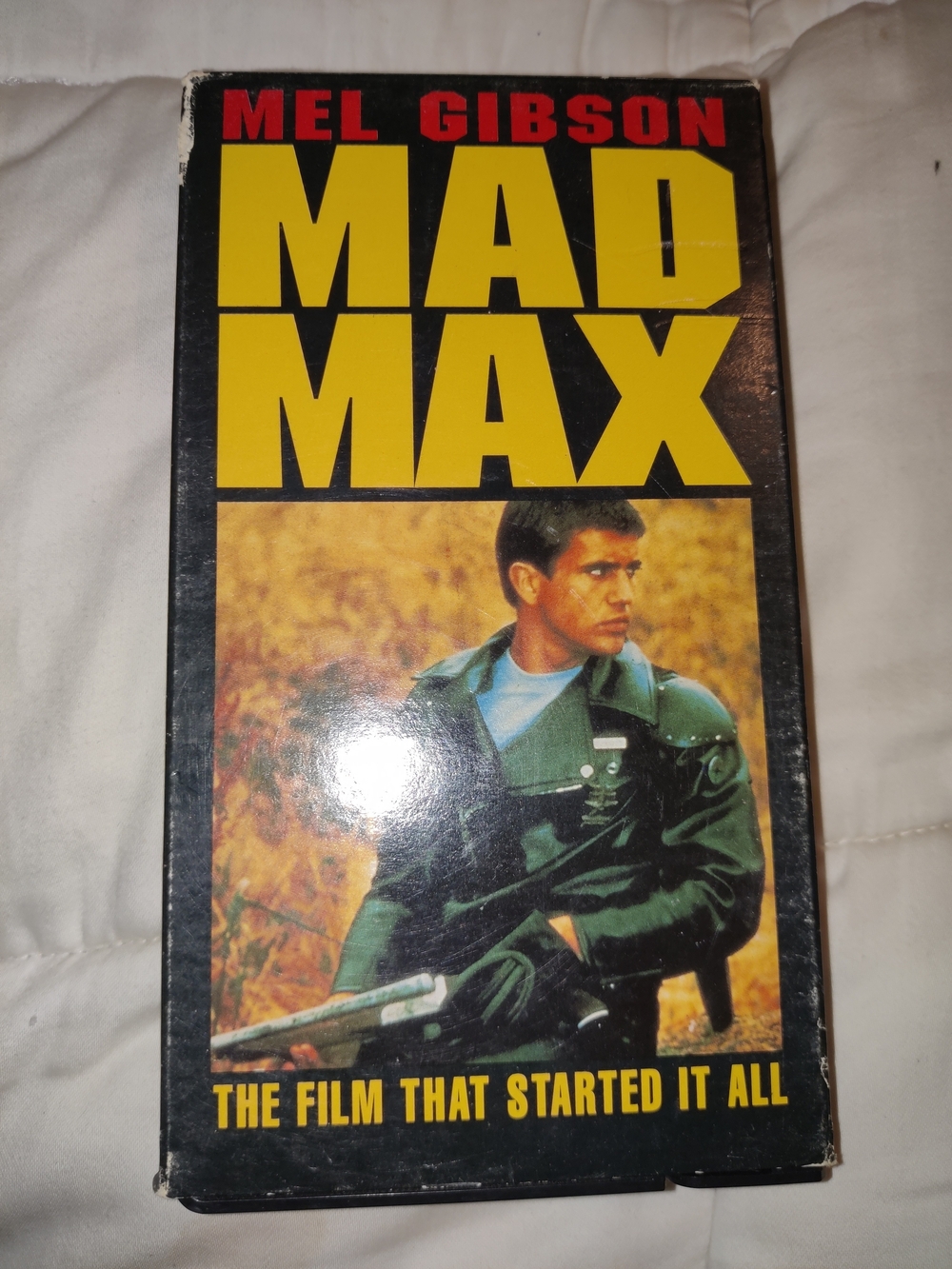 Mad Max (Black/Yellow) VHS — Gibson